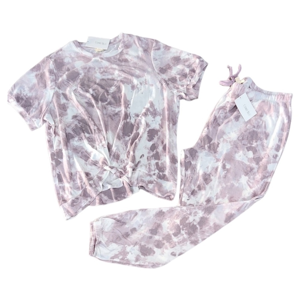 Como Tie Dye Loungewear Set Plus sizes